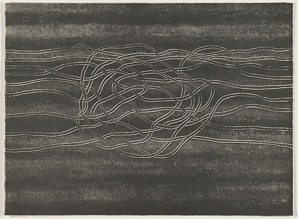 Line Involvements, Anni Albers (American (born Germany), Berlin 1899–1994 Orange, Connecticut), Lithograph