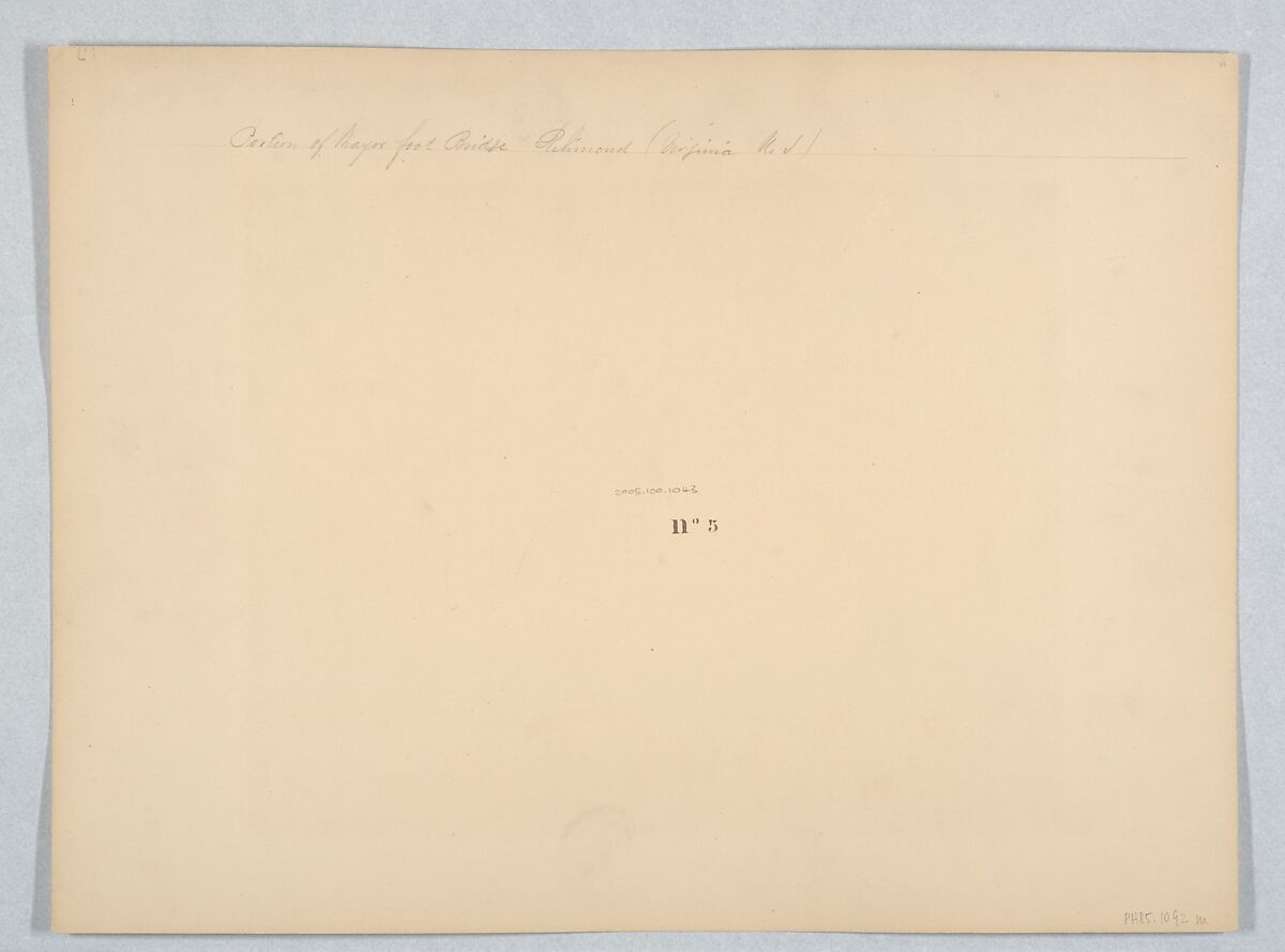 [Civil War View], Thomas C. Roche (American, 1826–1895)  , et al, Albumen silver print from glass negative