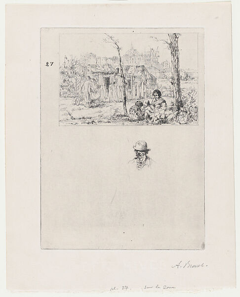 On The Periphery, Auguste Brouet (French, Paris 1872–1941 Paris), Etching 