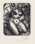 A kneeling female nude