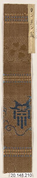 Piece, Silk / Compound weave, China