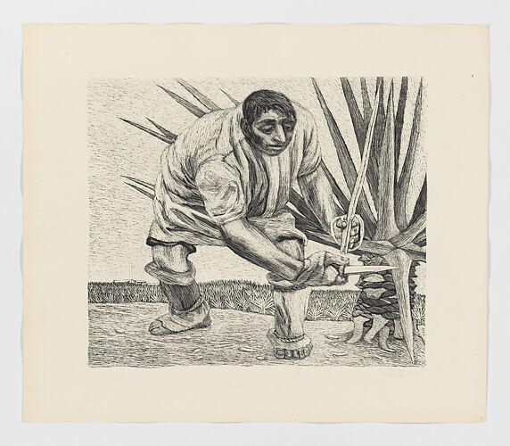 A Henequén worker, from 'Estampas de Yucatan' (1946)
