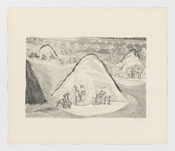 The salt deposits of Celestún, from 'Estampas de Yucatán' (1946)