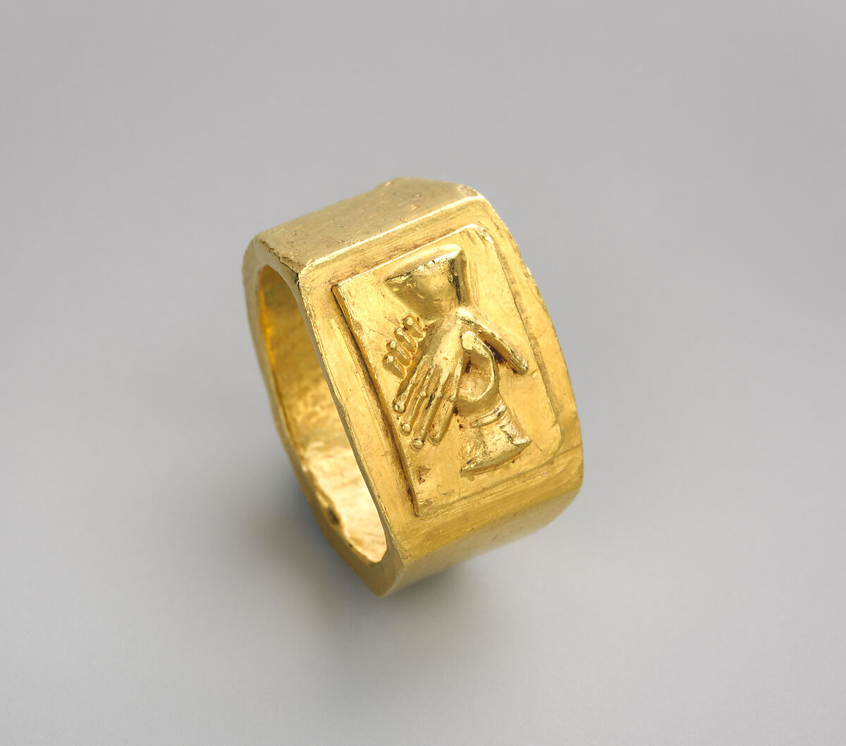 Gold finger ring, Gold, Roman 