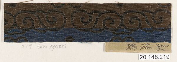 Piece, Silk / Compound weave, China or Japan