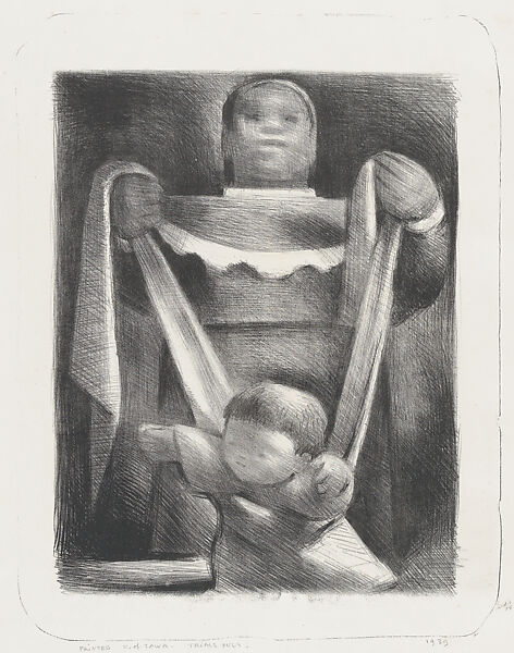 First Steps, Jean Charlot (French, Paris 1898–1979 Honolulu, Hawaii), Lithograph; proof 