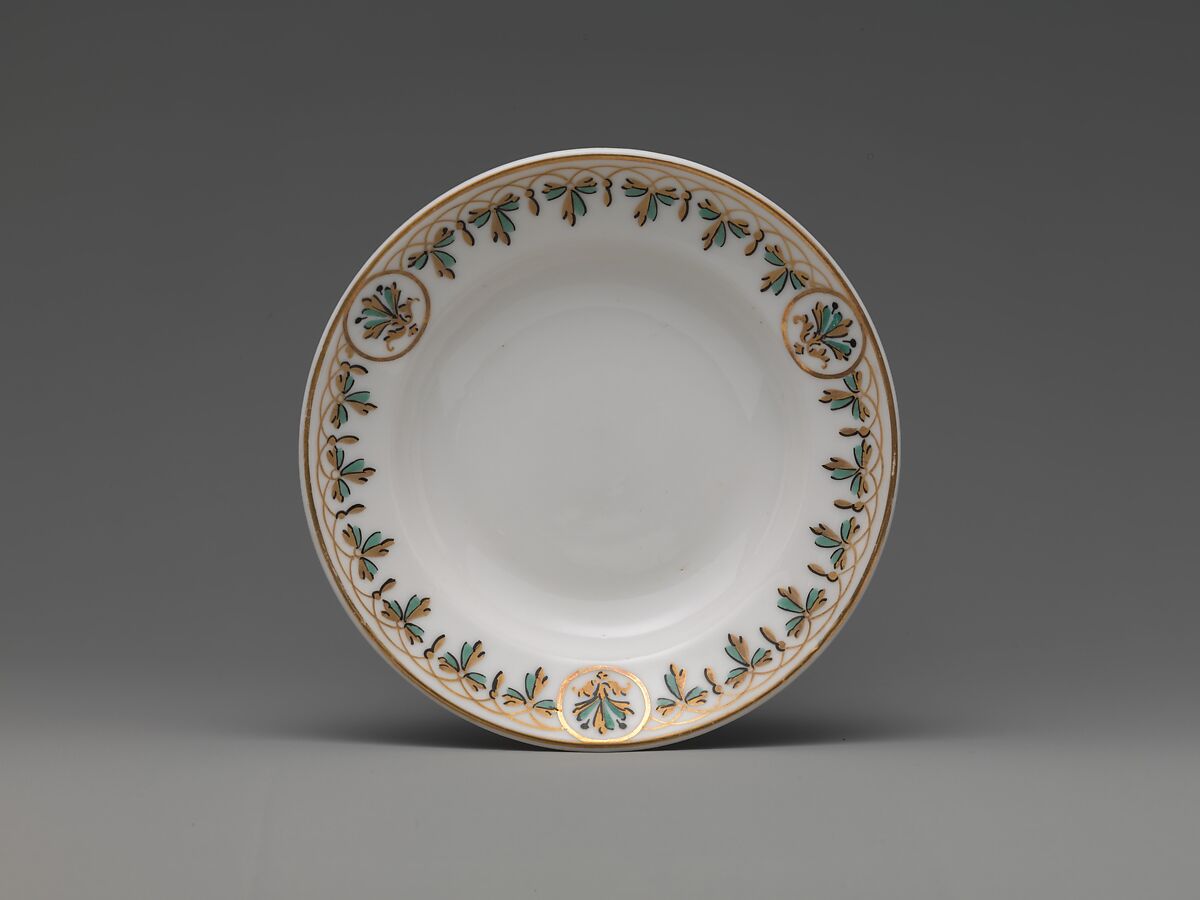 Sauce Dish, Union Porcelain Works (1863–1922), Porcelain, American 