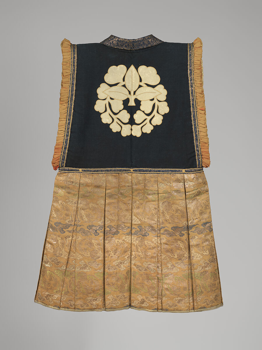 Surcoat (jinbaori), Silk, metallic thread, felt, wool, and velvet, Japan 