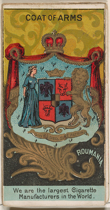 Charles, King of Romania, from the Rulers, Flags, and Coats of Arms series (N126-2) issued by W. Duke, Sons & Co., Issued by W. Duke, Sons &amp; Co. (New York and Durham, N.C.), Commercial color lithograph 
