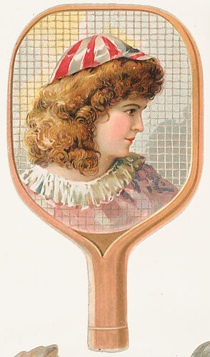 Tennis Racket, from the Novelties series (N122) issued by Gail & Ax Tobacco to promote Navy Long Cut