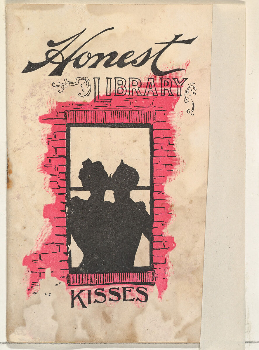Kisses, from the Honest Library series (N115) issued by Duke Sons & Co. to promote Honest Long Cut Tobacco, Issued by W. Duke, Sons &amp; Co. (New York and Durham, N.C.), Commercial color lithograph 