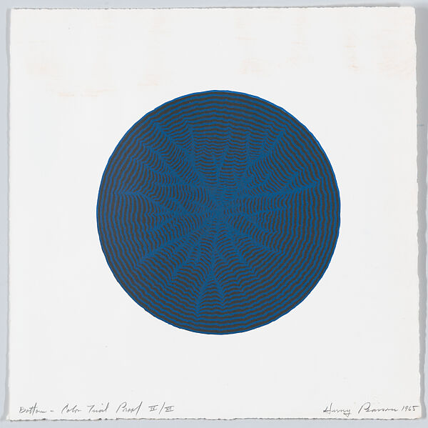 Untitled [Color Trial Proof, black on aqua], Henry Pearson (American, Kinston, North Carolina 1914–2006 New York), Etching 