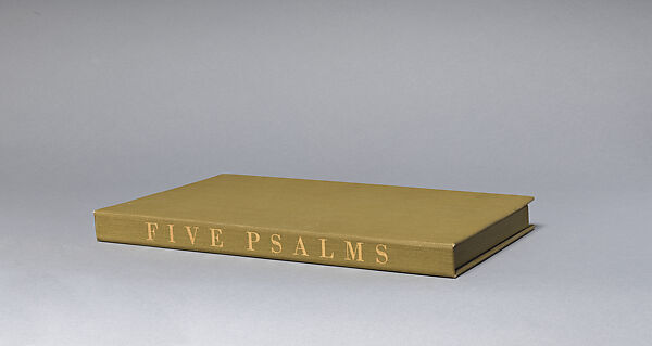 Five Psalms, Henry Pearson (American, Kinston, North Carolina 1914–2006 New York), Suite of five screenprints