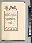 Seamus Heaney Poems and a Memoir (book) and eight engraving plates, Henry Pearson (American, Kinston, North Carolina 1914–2006 New York), Book with engravings; eight engraving plates