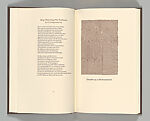 Seamus Heaney Poems and a Memoir (book) and eight engraving plates, Henry Pearson (American, Kinston, North Carolina 1914–2006 New York), Book with engravings; eight engraving plates