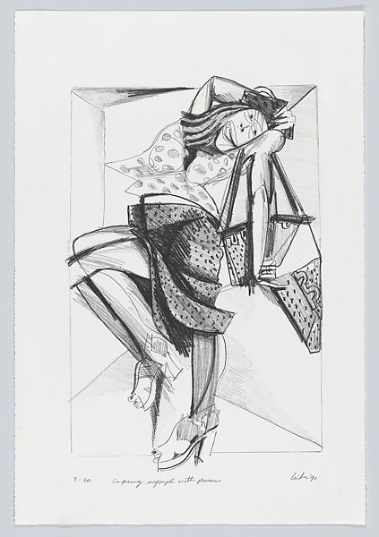 Nymphs, Gerson Leiber (American, Brooklyn 1921–2018), Portfolio of ten lithographs