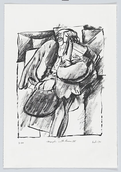 Nymphs, Gerson Leiber (American, Brooklyn 1921–2018), Portfolio of ten lithographs
