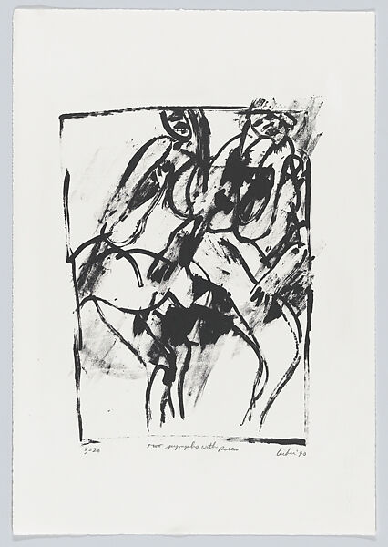 Nymphs, Gerson Leiber (American, Brooklyn 1921–2018), Portfolio of ten lithographs