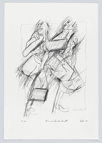 Nymphs, Gerson Leiber (American, Brooklyn 1921–2018), Portfolio of ten lithographs