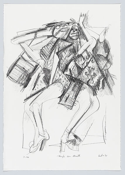 Nymphs, Gerson Leiber (American, Brooklyn 1921–2018), Portfolio of ten lithographs