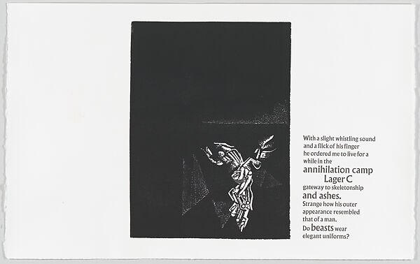 May 31, 1944, Gerson Leiber (American, Brooklyn 1921–2018), Portfolio with nine linocuts