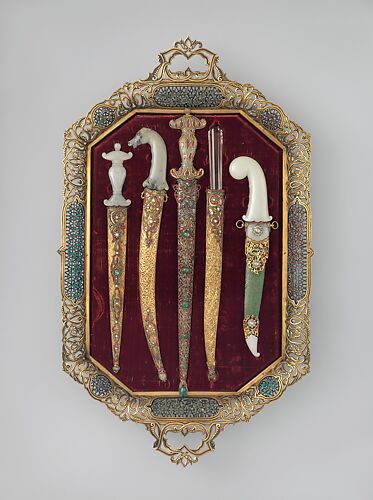 Tray of Jeweled Daggers