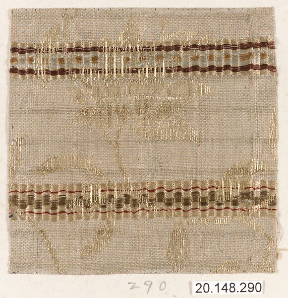 Piece, Silk / Compound weave, China 