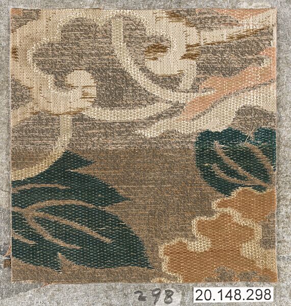 Piece, Silk / Compound weave, China 