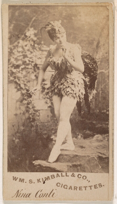 Nina Conti, from the Actresses series (N203) issued by Wm. S. Kimball & Co., Issued by William S. Kimball &amp; Company, Commercial color lithograph 