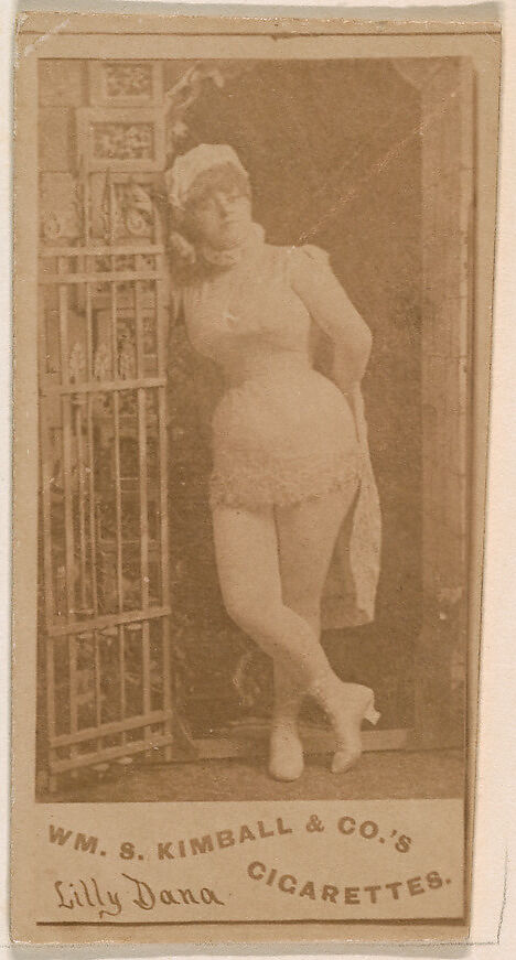 Lilly Dana, from the Actresses series (N203) issued by Wm. S. Kimball & Co., Issued by William S. Kimball &amp; Company, Commercial color lithograph 
