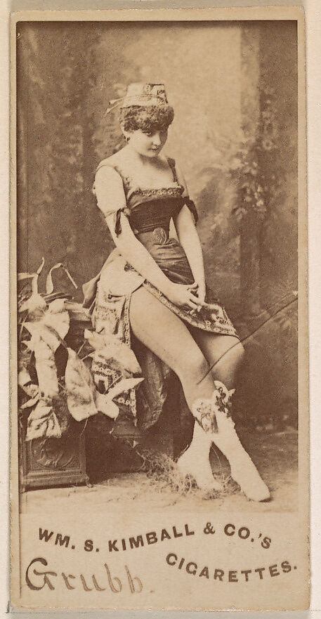 Lillian Grubb, from the Actresses series (N203) issued by Wm. S. Kimball & Co., Issued by William S. Kimball &amp; Company, Commercial color lithograph 