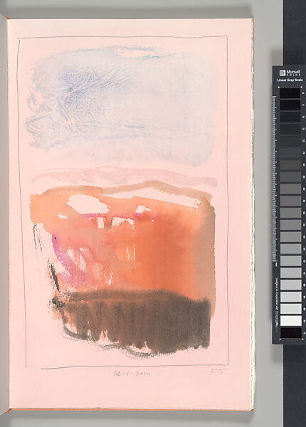 12 Poesie, Alfredo De Palchi (Italian, born Verona, 1926), Book of poems with original watercolor