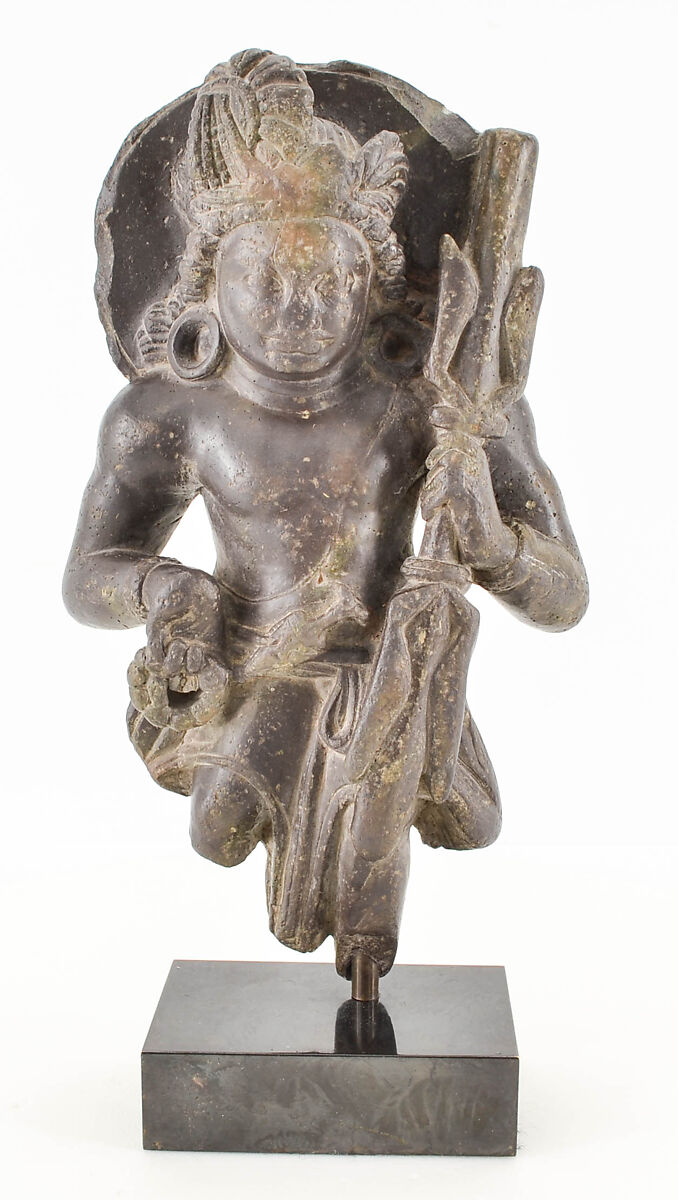 Vajrapani, Gray chorite, India (Kashmir) 