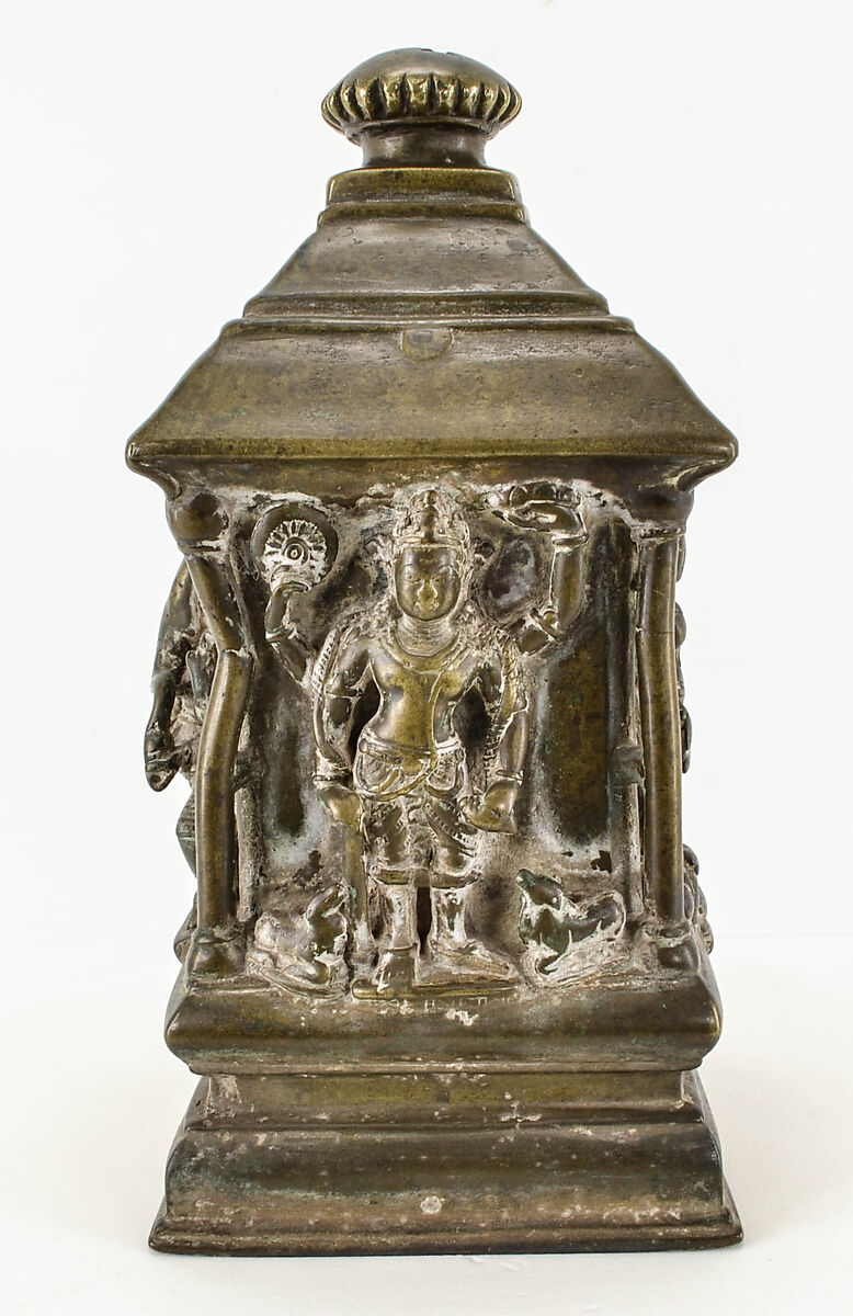 Miniature Brahmanical Shrine, Copper alloy, India (Himachal Pradesh)