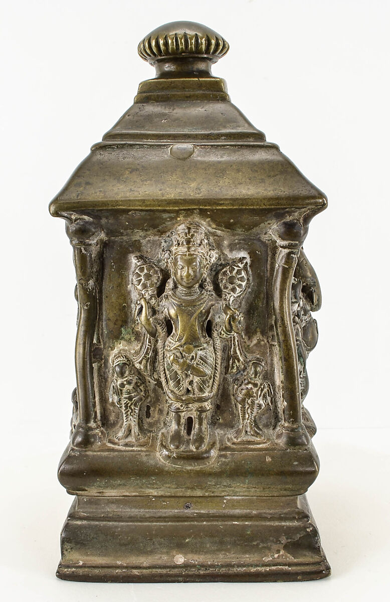 Miniature Brahmanical Shrine, Copper alloy, India (Himachal Pradesh)