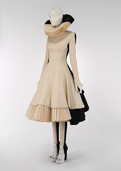 Ensemble, Gareth Pugh (British, born 1981), wool, leather, cotton, synthetic, British