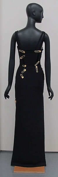 Dress, Gianni Versace (Italian, founded 1978), silk, metal, synthetic, Italian