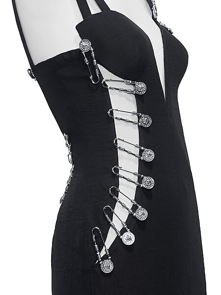 Dress, Gianni Versace (Italian, founded 1978), silk, metal, synthetic, Italian