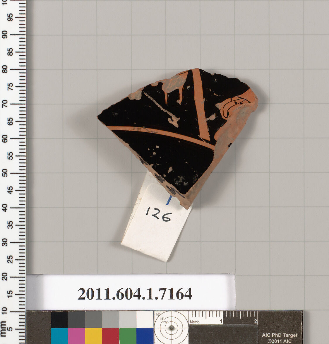 Terracotta fragment of a kylix (drinking cup), Attributed to Makron [DvB], Terracotta, Greek, Attic