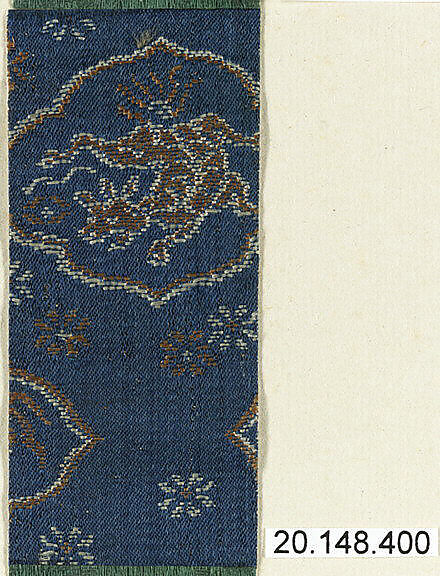 Piece, Silk / Compound weave, China 