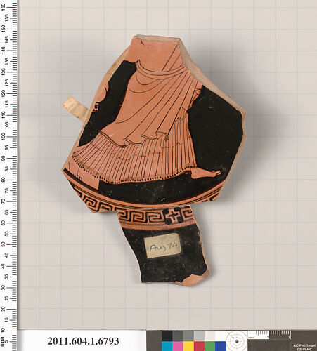 Terracotta fragment of a kylix (drinking cup)