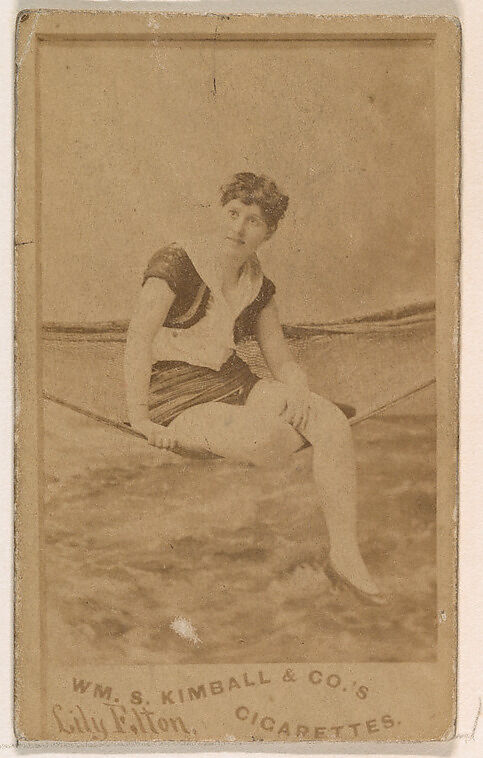 Lily Elton, from the Actresses series (N203) issued by Wm. S. Kimball & Co., Issued by William S. Kimball &amp; Company, Commercial color lithograph 