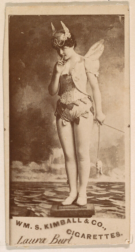 Laura Burt, from the Actresses series (N203) issued by Wm. S. Kimball & Co., Issued by William S. Kimball &amp; Company, Commercial color lithograph 