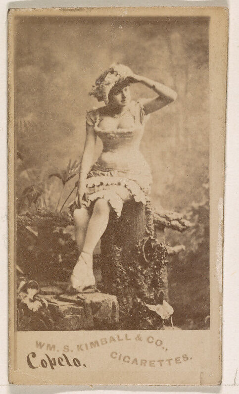 Miss Copelo, from the Actresses series (N203) issued by Wm. S. Kimball & Co., Issued by William S. Kimball &amp; Company, Commercial color lithograph