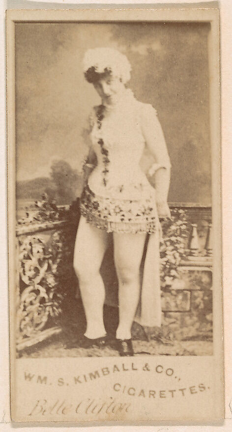 Belle Clifton, from the Actresses series (N203) issued by Wm. S. Kimball & Co., Issued by William S. Kimball &amp; Company, Commercial color lithograph 