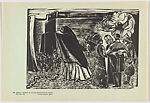 Plate 17: scene of prison and the death of malcontents from the north, from the portfolio 'Estampas de la revolución Mexicana' (prints of the Mexican Revolution)