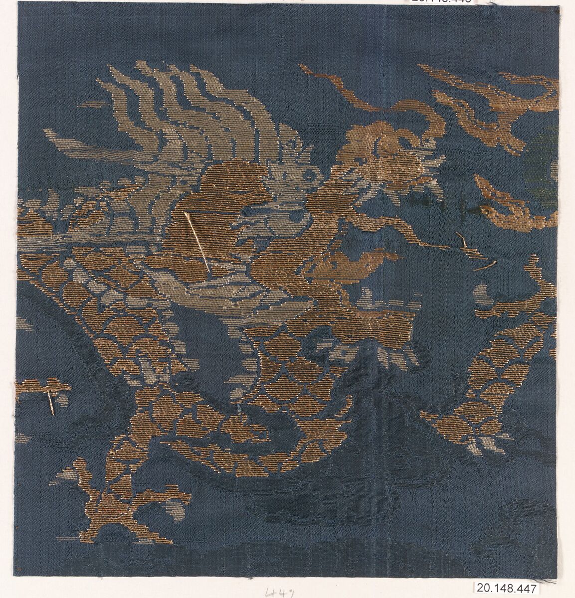 Piece, Silk / Compound weave, China 