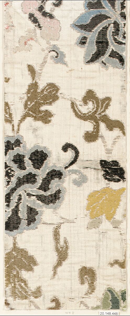 Piece, Silk / Compound weave, China 