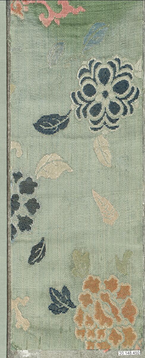 Piece, Silk / Compound weave, China 