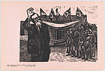 Plate 36: Venustiano Carranza addressing to rebel leaders, from the portfolio 'Estampas de la revolución Mexicana' (prints of the Mexican Revolution)